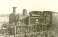 Picture of Class 2. No.25 Godshill on Ryde Pier c1930